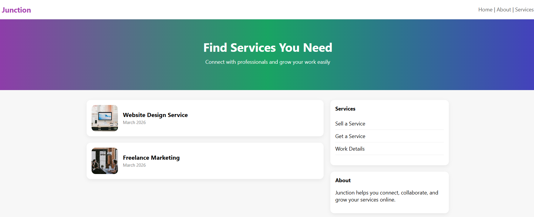 Junction Job-Finding Platform